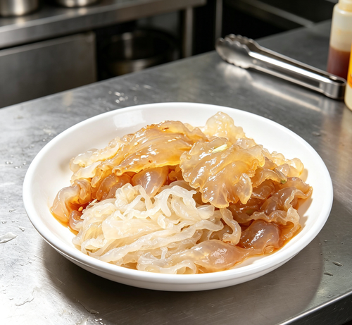Chilled jellyfish salad with sesame