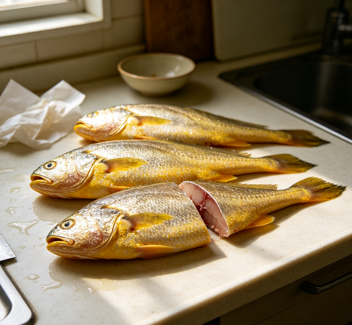 Golden sea bream whole fish