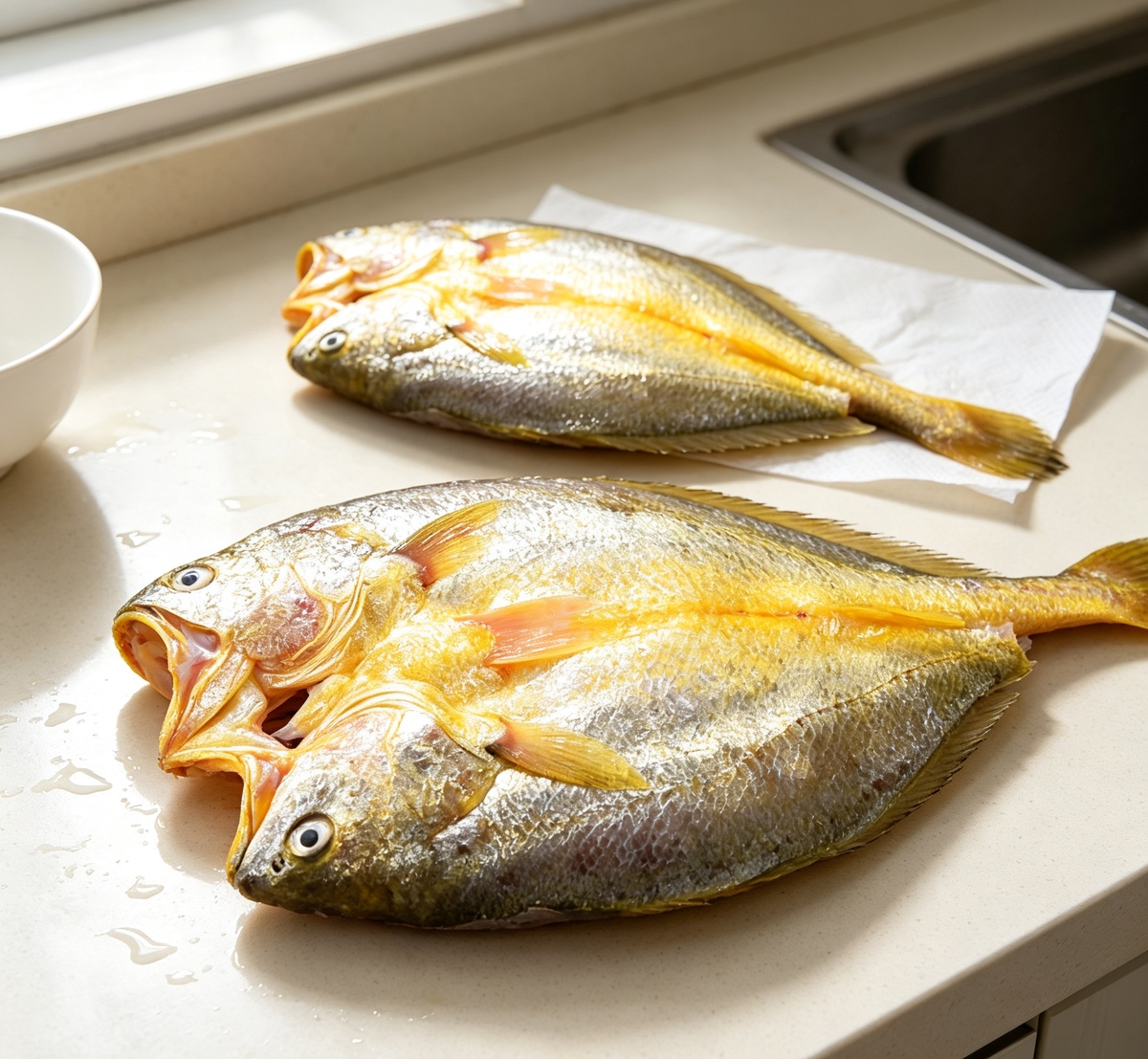 Golden sea bream whole fish